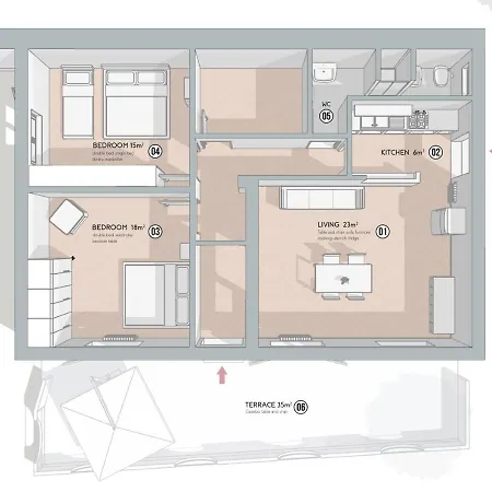 Casa Del Cedro 公寓 *